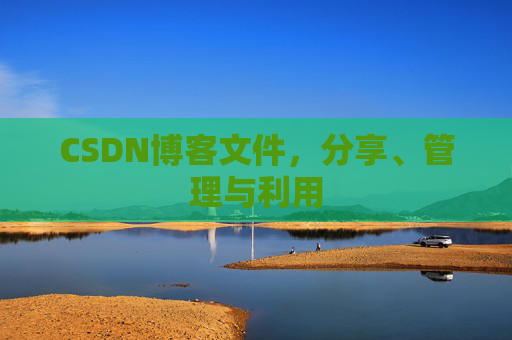CSDN博客文件，分享、管理与利用